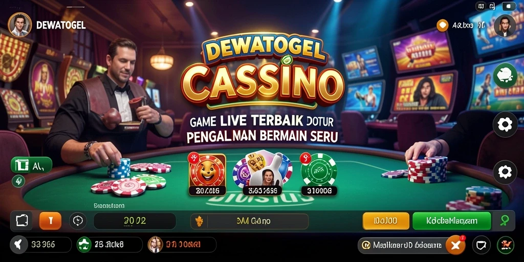 Tampilan gameplay menarik dan dealer profesional di DEWATOGEL.