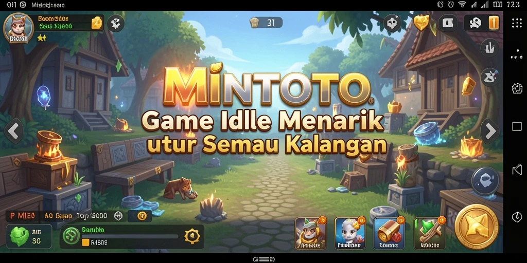 Tangkapan layar gameplay MINTOTO yang menarik dan penuh warna.