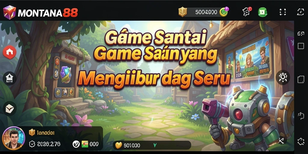 Tampilan gameplay seru dan lucu dalam MONTANA88 yang membuat ketagihan.