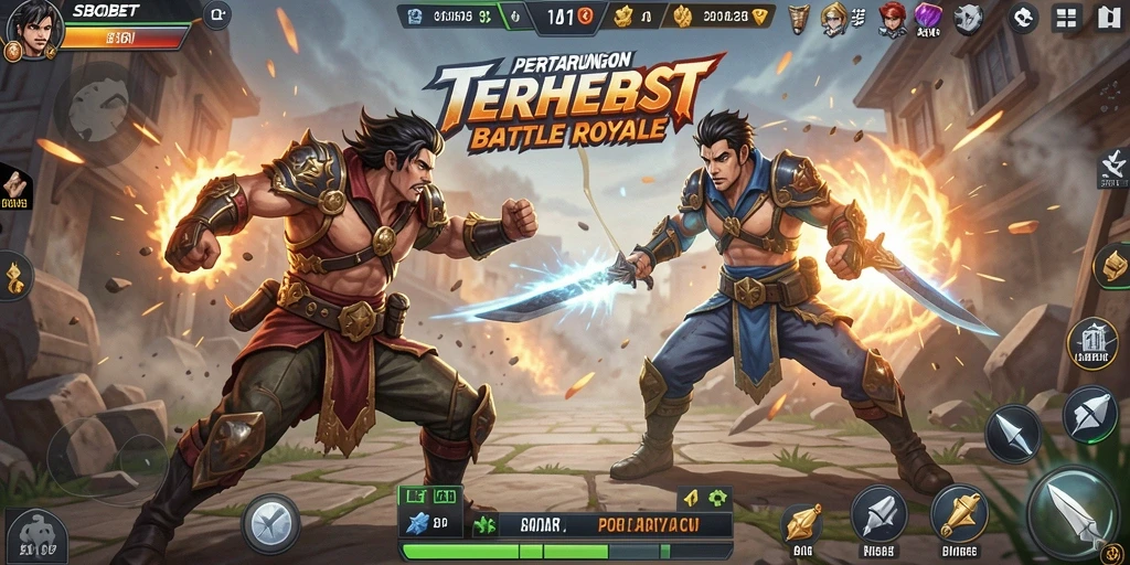 Gameplay seru dengan pertempuran intens di arena SBOBET.