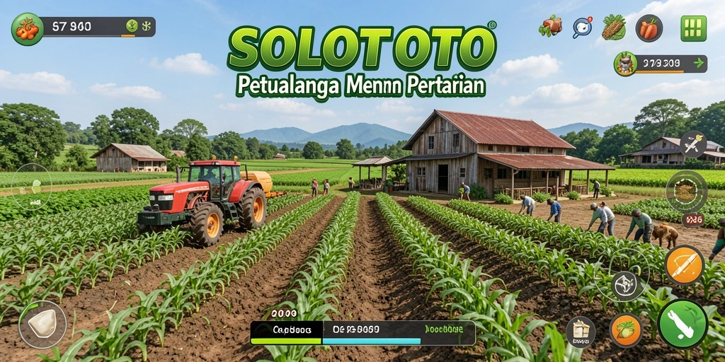 Tampilan menarik dari gameplay pertanian yang seru dan mengasyikkan.