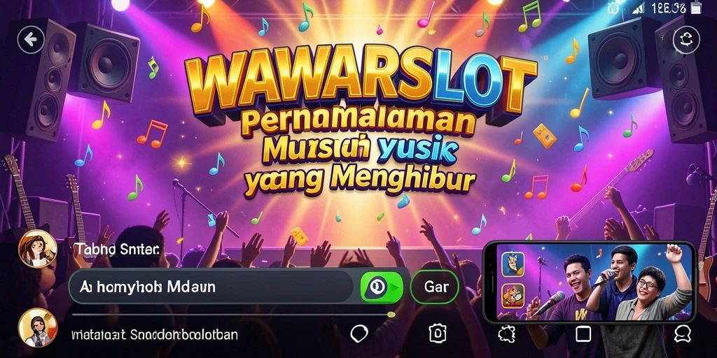 Gameplay WAWARSLOT yang menarik dengan berbagai lagu dan tantangan.